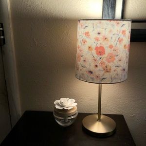 Small Gold/Floral Lamp